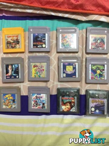 Gameboy Color and Gameboy Games