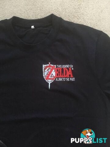 Brand New Custom made Zelda: A Link To The Past (Retro T-Shirt).