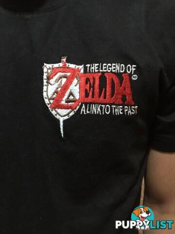 Brand New Custom made Zelda: A Link To The Past (Retro T-Shirt).