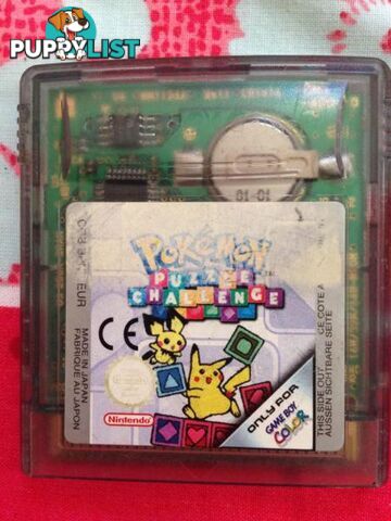 Gameboy: Pokemon Puzzle Challenge