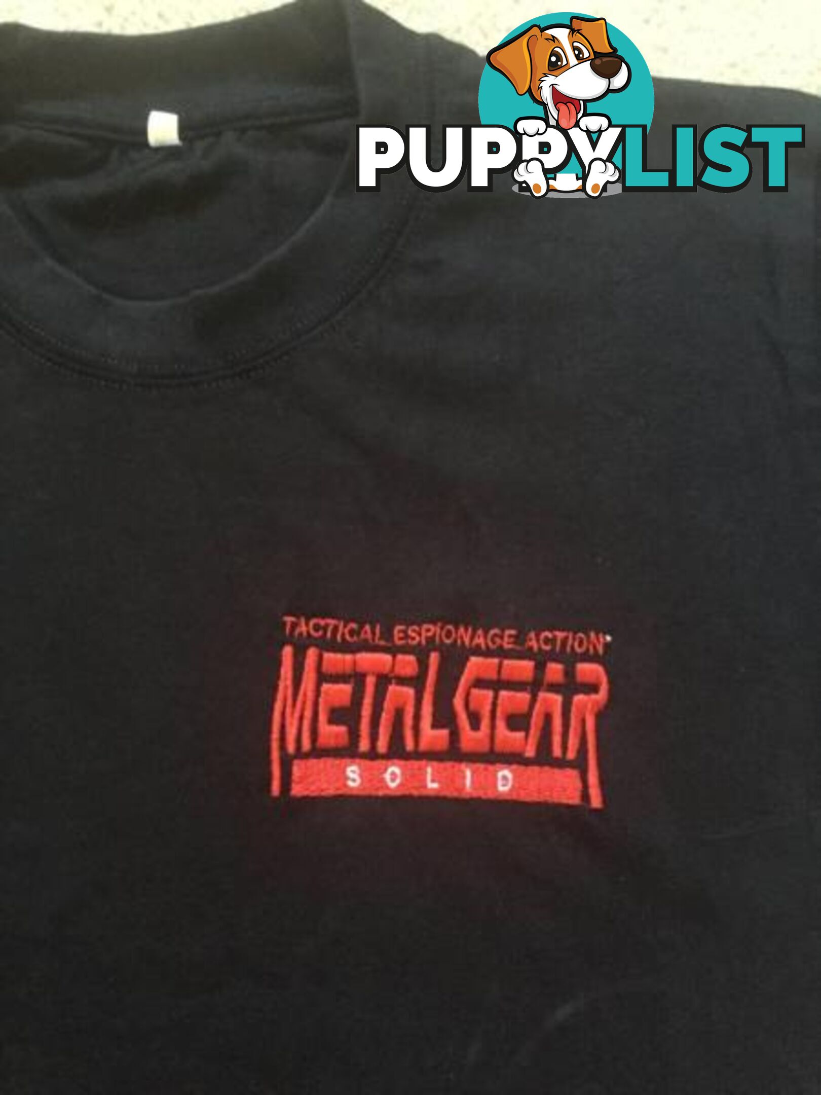 Brand New Custom made Metal Gear Solid (Retro T-Shirt).