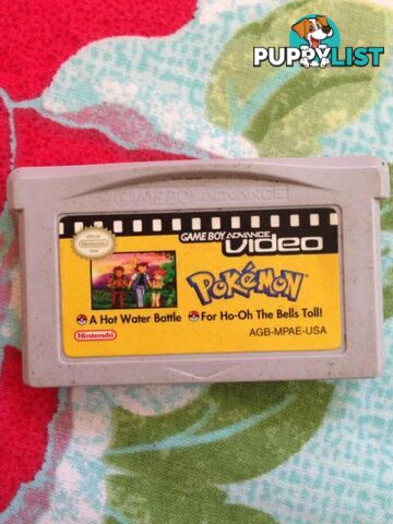 Gameboy Advance:Pokemon Video