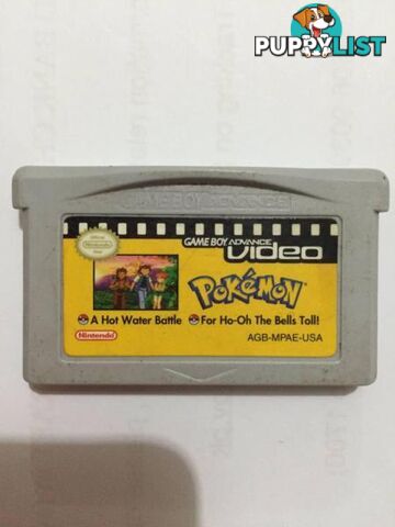 Gameboy and Gameboy Advance Pokemon games