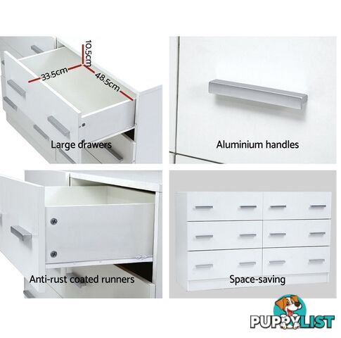 MODERN LOWBOY CHEST OF DRAWERS