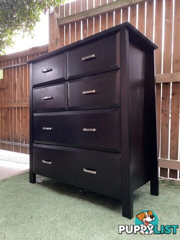 Mahogany Tallboy - 6 drawer