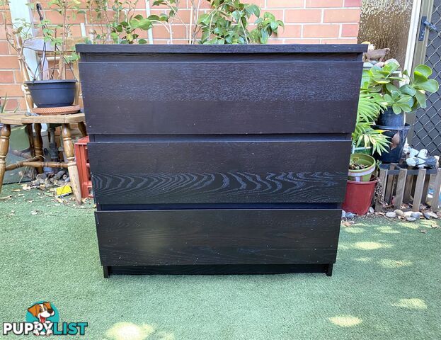 IKEA MALM 3-DRAWER CHEST