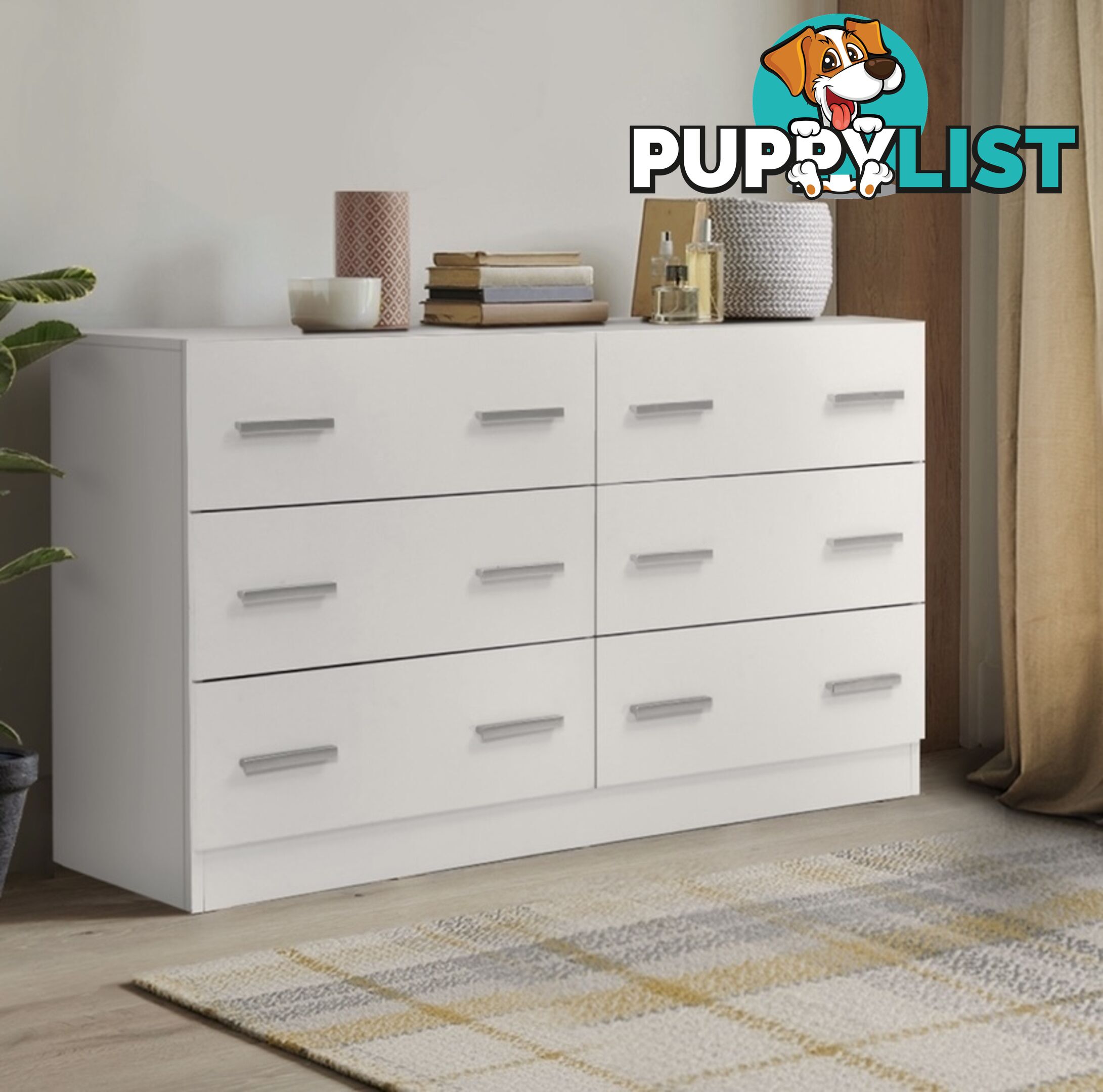 MODERN LOWBOY CHEST OF DRAWERS - BRAND NEW