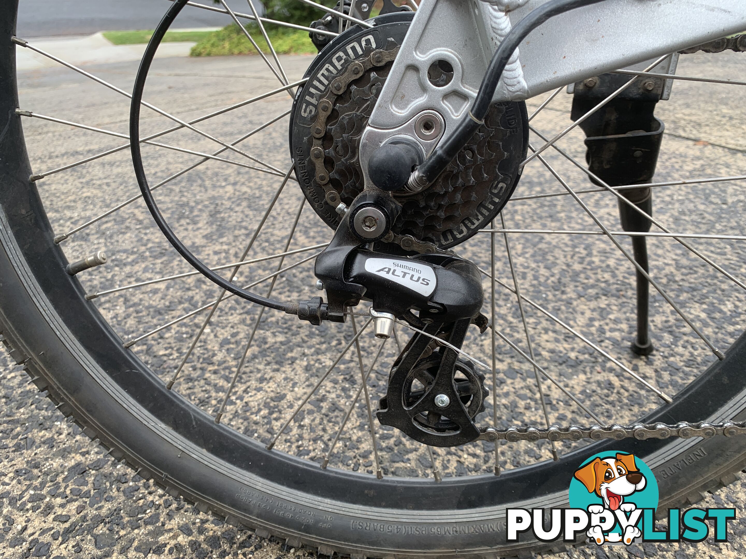 Cross X Mountain Bike with Duel Suspension, 26” 250W 36V 20AH Samsung Battery, Twist Throttle.