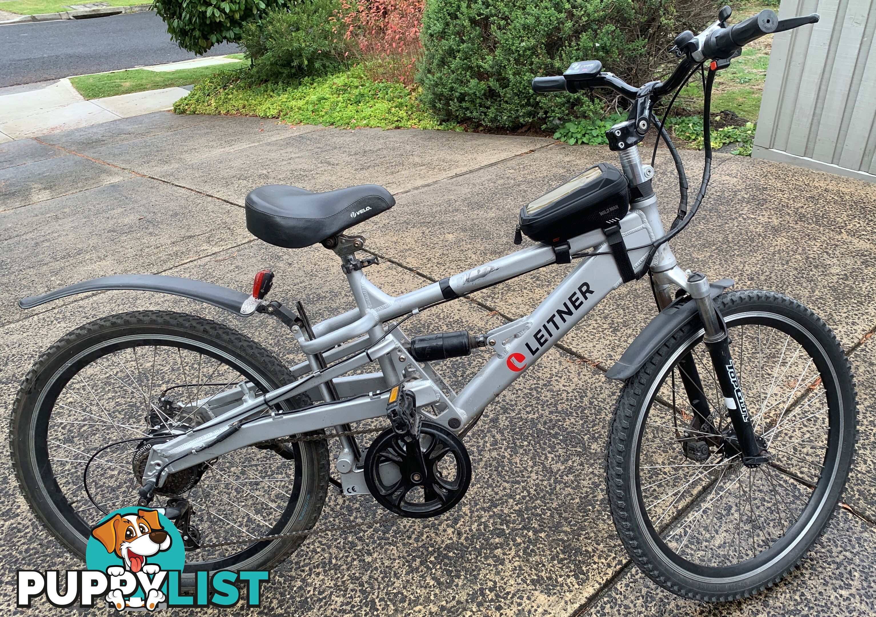 Cross X Mountain Bike with Duel Suspension, 26” 250W 36V 20AH Samsung Battery, Twist Throttle.