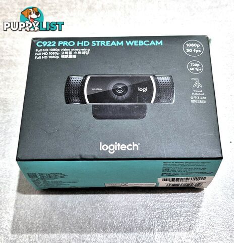 Logitech C922 PRO HD 1080P Webcam