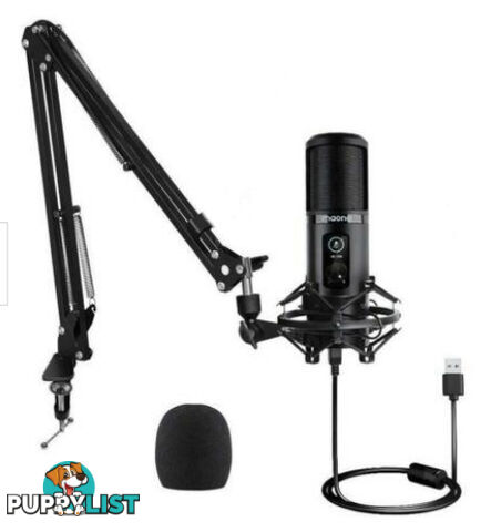 Microphone Maono USB + Suspension Boom Arm Stand - As New