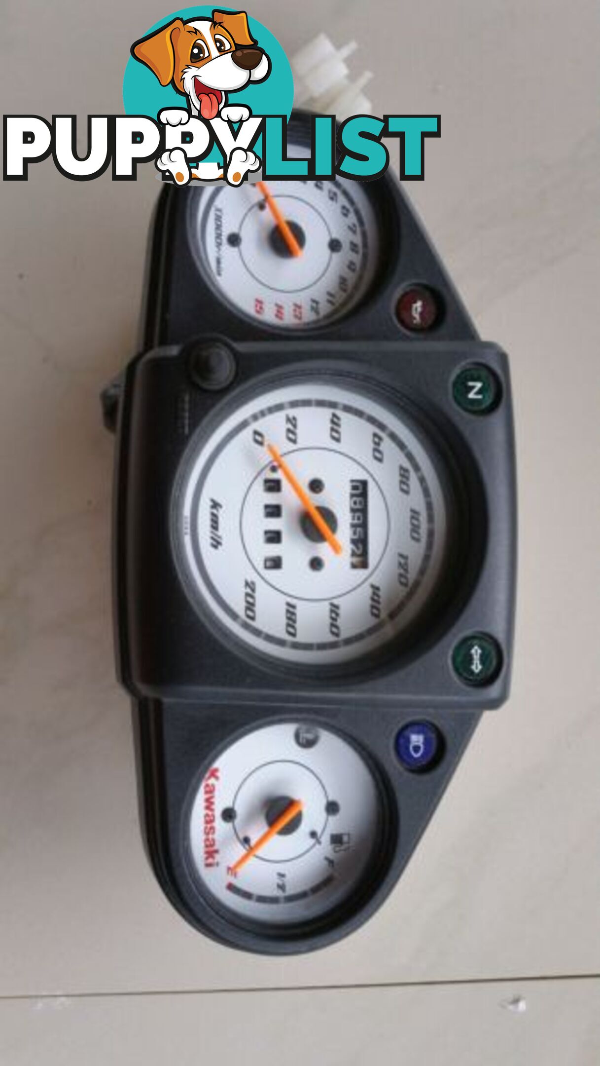 Kawasaki ninja ex250j 2012 dash instrument cluster