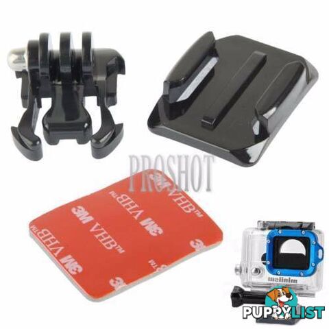 Miniiisw M-AF Universal Curved Surface Mount Stand Kit for GoPro