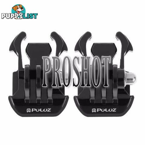 2 PCS Horizontal Surface Quick Release Buckle for GoPro HERO