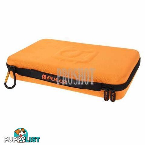 Orange Waterproof Carrying and Travel Case for GoPro HERO