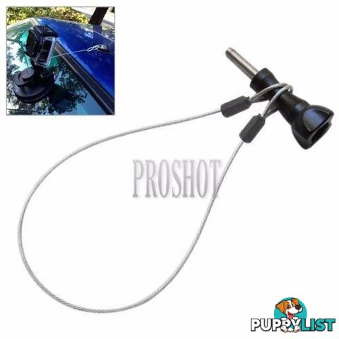 ST-150 12 inch Stainless Steel Lanyard & Tether for GoPro HERO