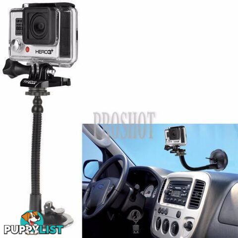 Car Suction Cup Mount Holder for GoPro Hero 4 / 3+ / 3 / 2 / 1/