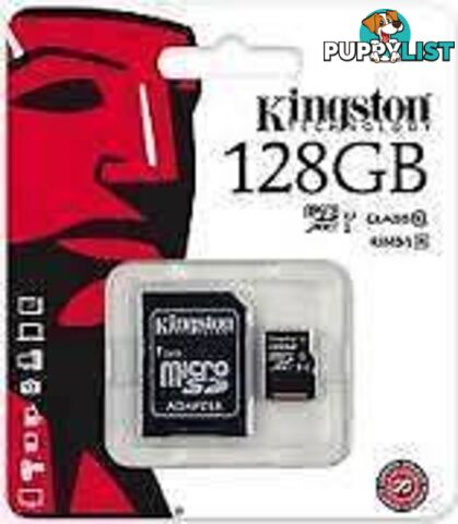 Kingston 128G Micro SD Class 10 with Adaptor