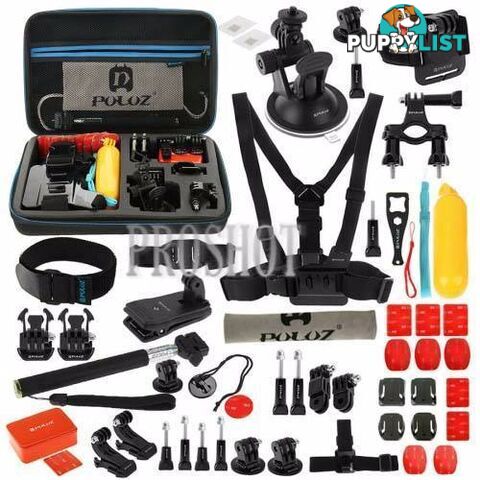 53 in 1 Accessories Total Ultimate Combo Orange Kit for GoPro