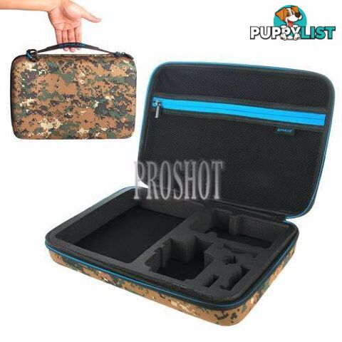 Camouflage Pattern Waterproof Carrying and Travel Case for GoPro