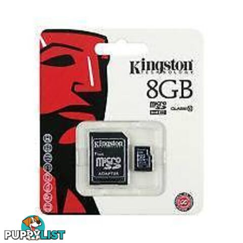 Kingston 8G Micro SD Class 10 with Adaptor