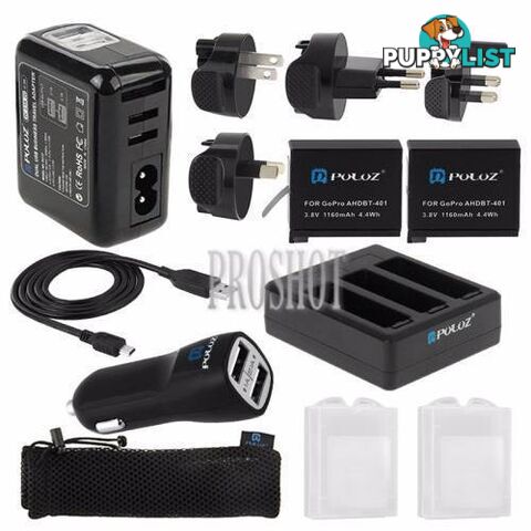 13 in 1 Accessories Charger Combo Kit for GoPro HERO4