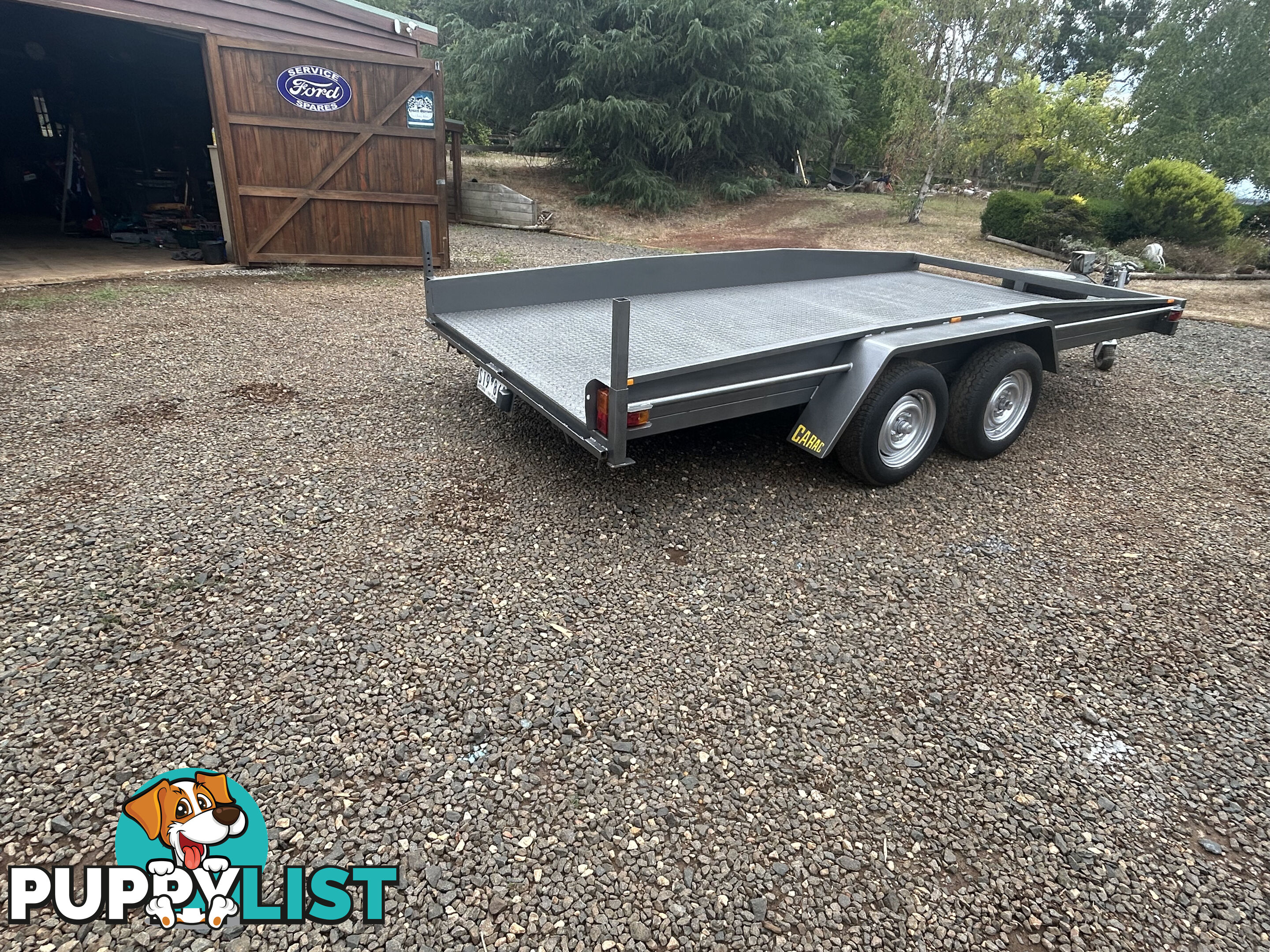 Car trailer -CARAC as new condition