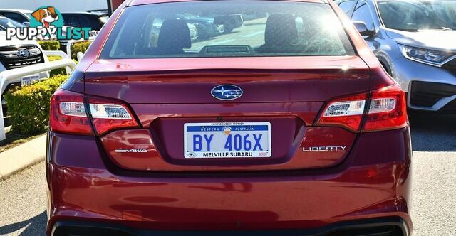 2019 SUBARU LIBERTY 2.5I 6GEN SEDAN