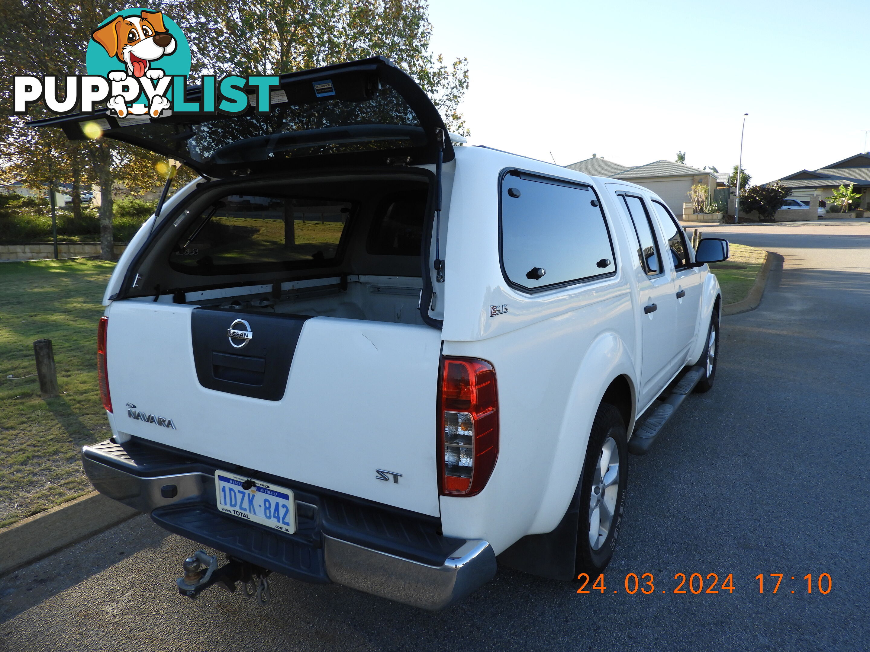 2012 Nissan Navara2012 DUAL CAB D40 UTILITY ST Ute Automatic