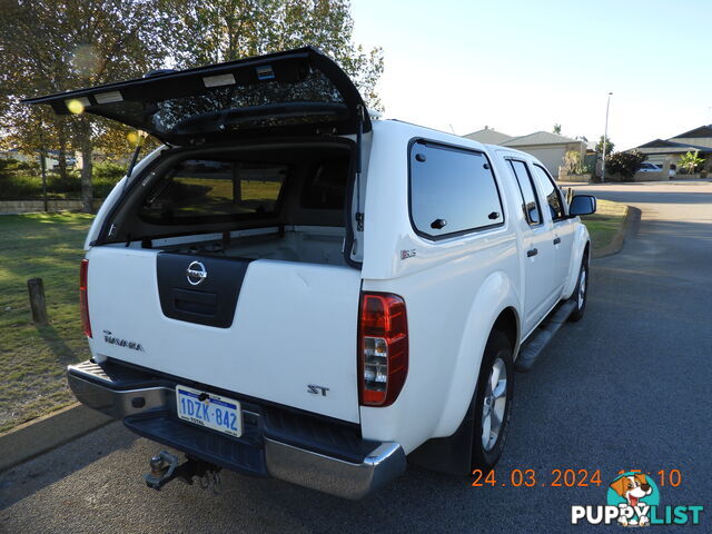 2012 Nissan Navara2012 DUAL CAB D40 UTILITY ST Ute Automatic