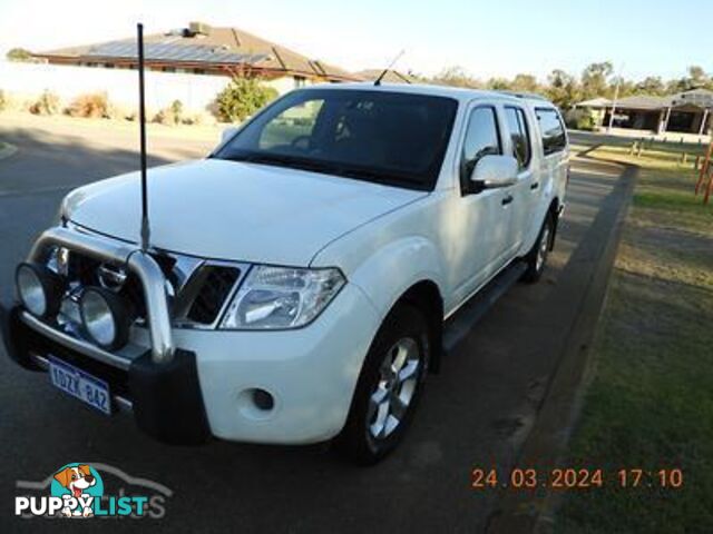 2012 Nissan Navara2012 DUAL CAB D40 UTILITY ST Ute Automatic