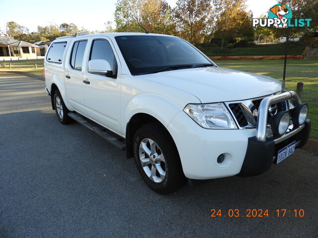 2012 Nissan Navara2012 DUAL CAB D40 UTILITY ST Ute Automatic