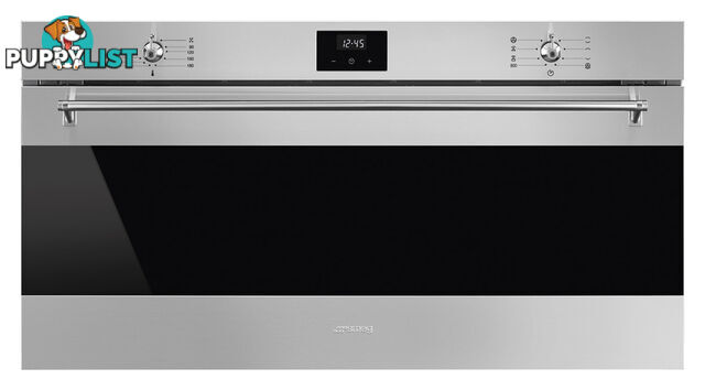 Smeg 90cm Classic Thermoseal Oven - SFRA9300TVX - Smeg - S-SFRA9300TVX