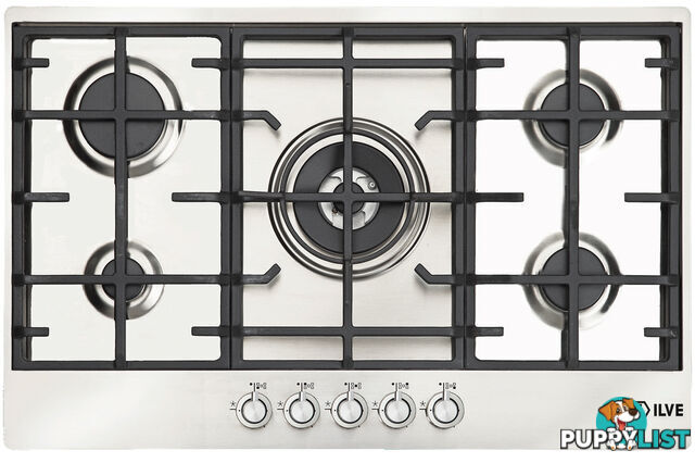 Ilve 90cm Flushline Gas Cooktop - ILFM905KX - Ilve - I-ILFM905KX