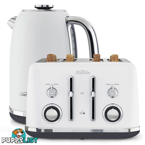 Sunbeam Alinea Kettle & Toaster Pack- Ocean Mist - Sunbeam - S-KE2700W + TA2740W