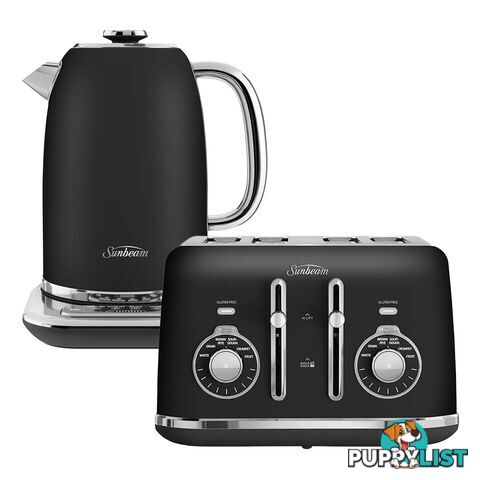 Sunbeam Alinea Select Kettle & Toaster Pack- Black - Sunbeam - S-KE2800K + TA2840K