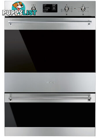 Smeg 60cm Thermoseal Pyrolytic Double Oven - DOSPA6395X - Smeg - DOSPA6395X