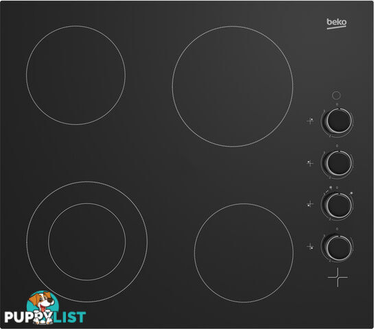 Beko 60cm Vitroceramic Cooktop - BCT601CG - Beko - B-BCT601CG