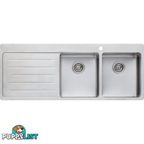 Oliveri Sonetto Double Bowl Topmount Sink - SN1072 - Oliveri - O-SN1072