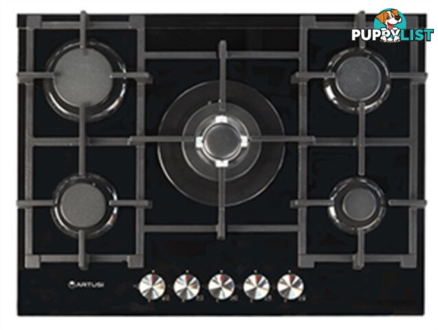 Artusi 70cm Gas Cooktop - CAGH7000B - Artusi - A-CAGH7000B