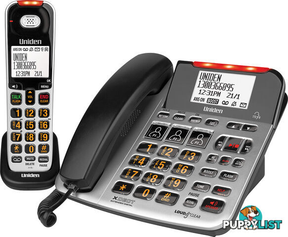 Uniden Sight & Sound Enhanced Corded Phone - SSE47+1 - Uniden - U-SSE47+1