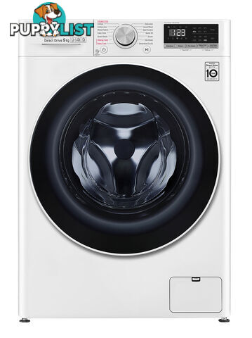 LG 9kg Front Load Washer - WV5-1409W - LG - L-WV5-1409W