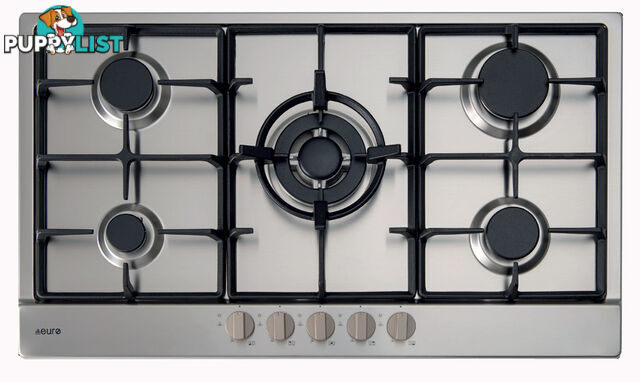 Euro Appliances 90cm Gas Cooktop - ECT900GX - Euro Appliances - E-ECT900GX