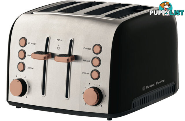 Russell Hobbs Brooklyn 4-Slice Toaster - RHT94COP - Russell Hobbs - R-RHT94COP