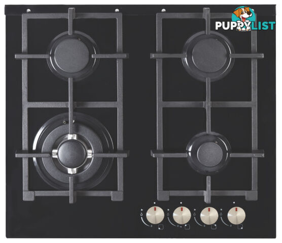 Artusi 58cm Gas Cooktop - CAGH6000B - Artusi - A-CAGH6000B