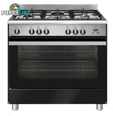 Emilia 90cm Gas Cooker - Black - EM965GGN - Emilia - E-EM965GGN