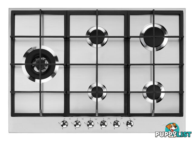 Smeg 72cm Classic Gas Cooktop - PX375LAU - Smeg - S-PX375LAU