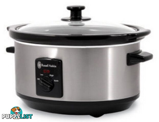 Russell Hobbs 3.5ltr Oval Slow Cooker - 4443BSS - Russell Hobbs - R-4443BSS