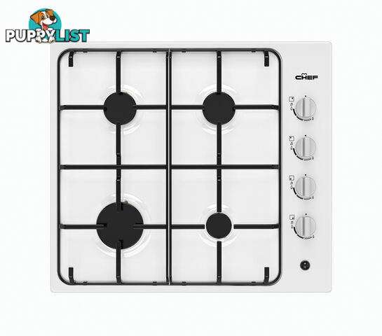 Chef 60cm 4 Burner Gas Cooktop - CHG642WC - Chef - C-CHG642WC