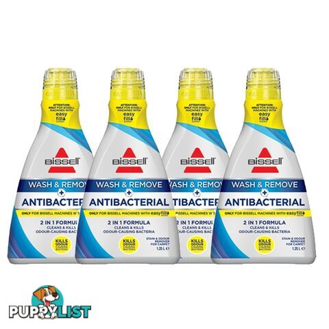 Bissell Wash & Remove + Antibacterial Formula Pack of 4 - 1898E-4 - Bissell - B-1898E-4-PACK